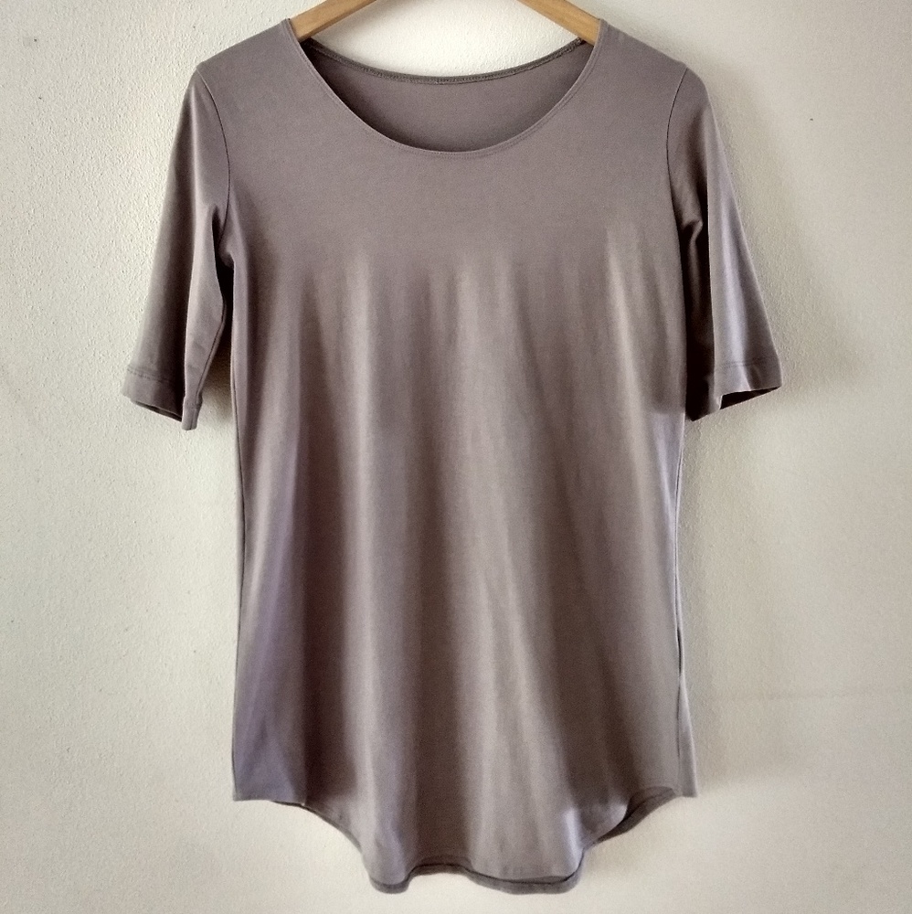 Fair Trade Organic Cotton Tunic Gray Size S